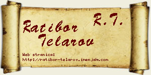 Ratibor Telarov vizit kartica